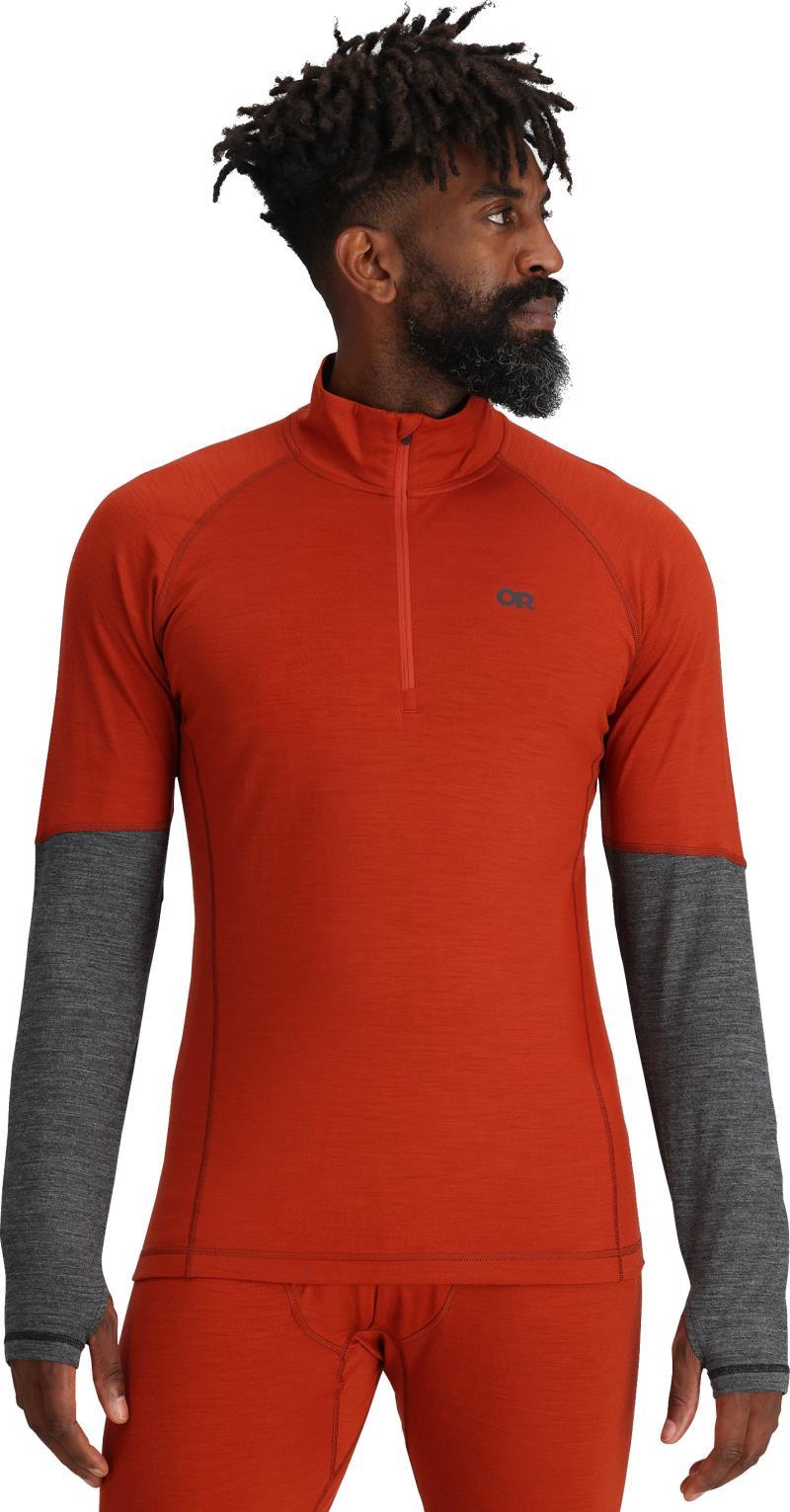 Alpine Onset Merino 150 Quarter Zip - Mens - jupiter 1