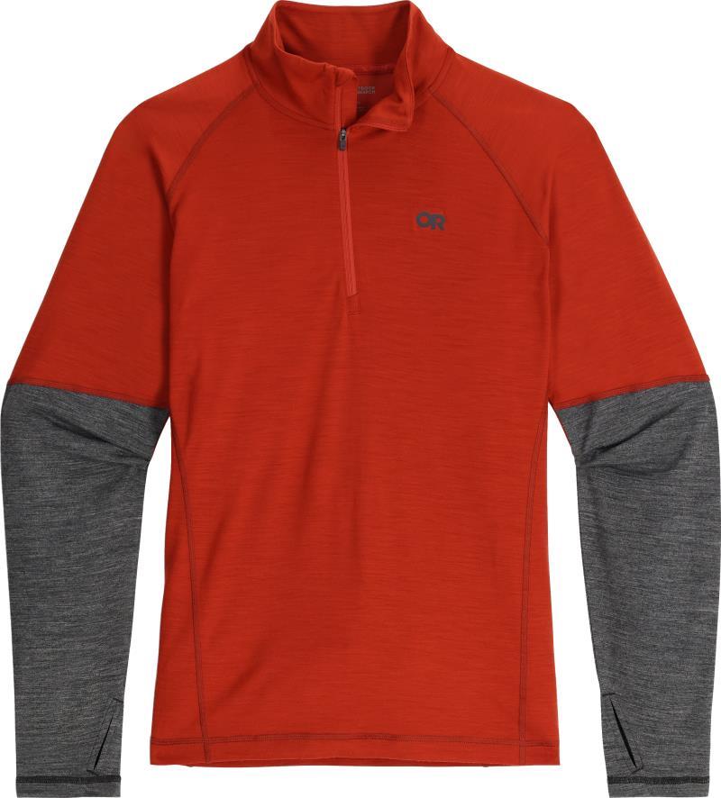 Alpine Onset Merino 150 Quarter Zip - Mens - jupiter 1