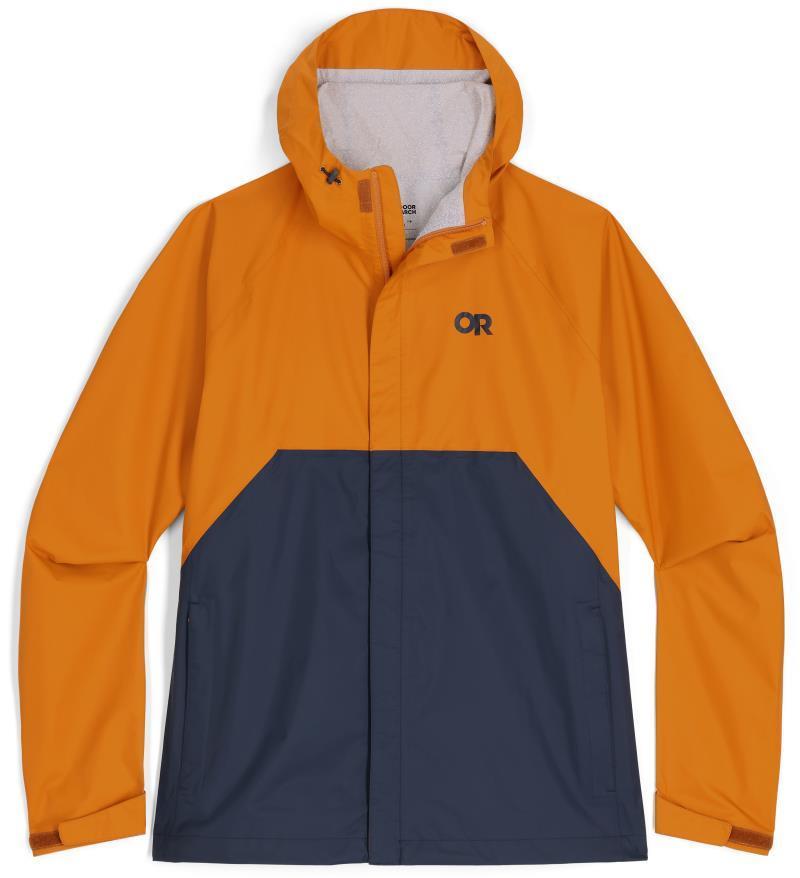Apollo Rain Jacket - Mens - Marmalade / Naval Blue 1