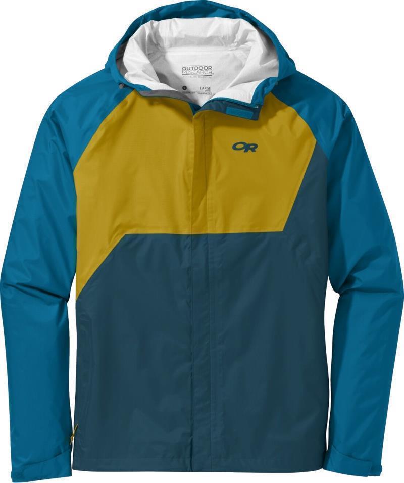 Apollo Rain Jacket - Mens - Prussian Blue / Celestial Blue / Turmeric 1