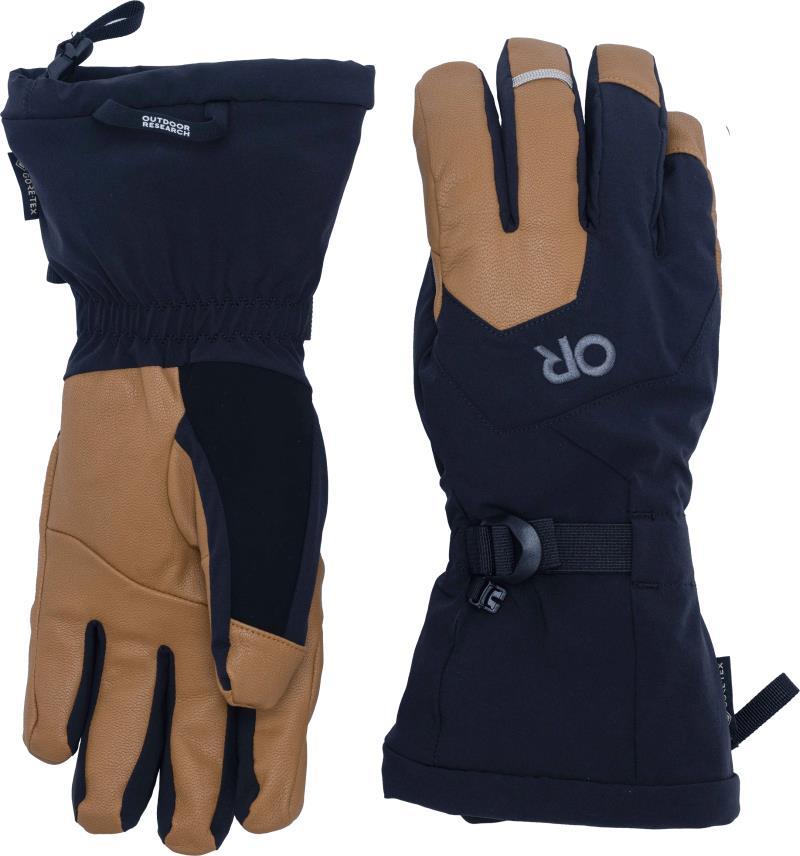 Arete Modular GTX Gloves - Mens - Black / Dark Natural 1