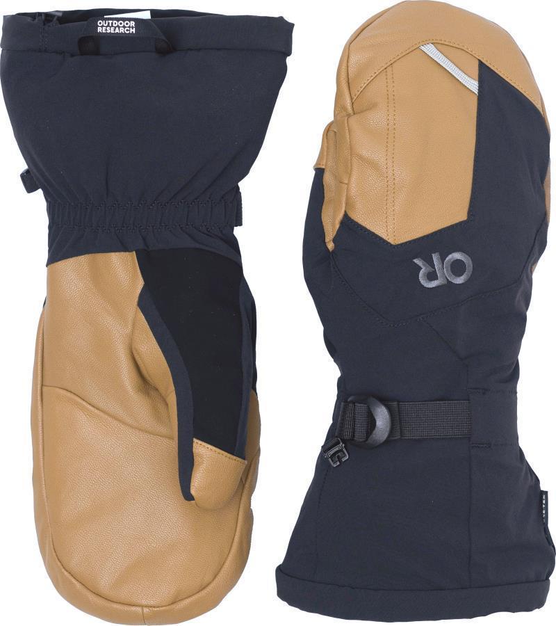 Arete Modular GTX Mitts - Black / Dark Natural 1