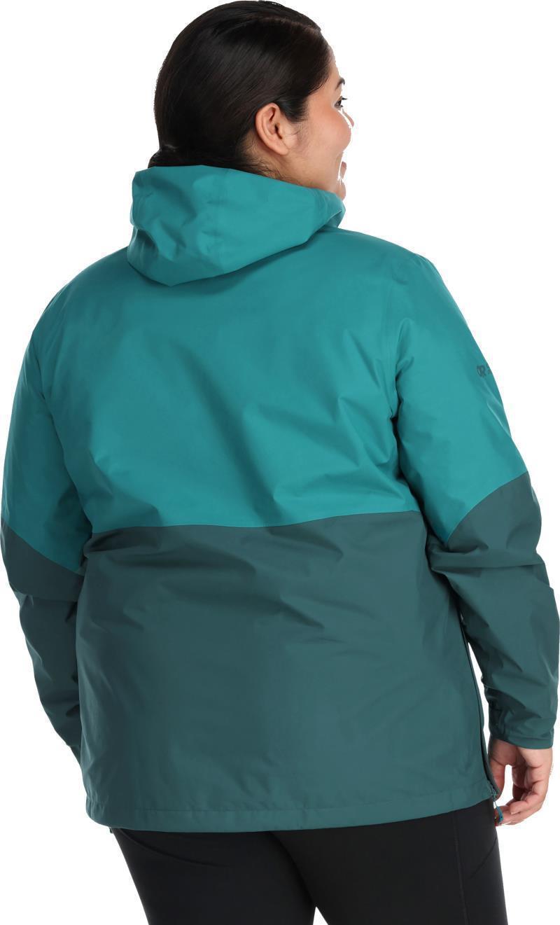 Aspire II Jacket, Plus - Womens - Deep Lake / Treeline 2