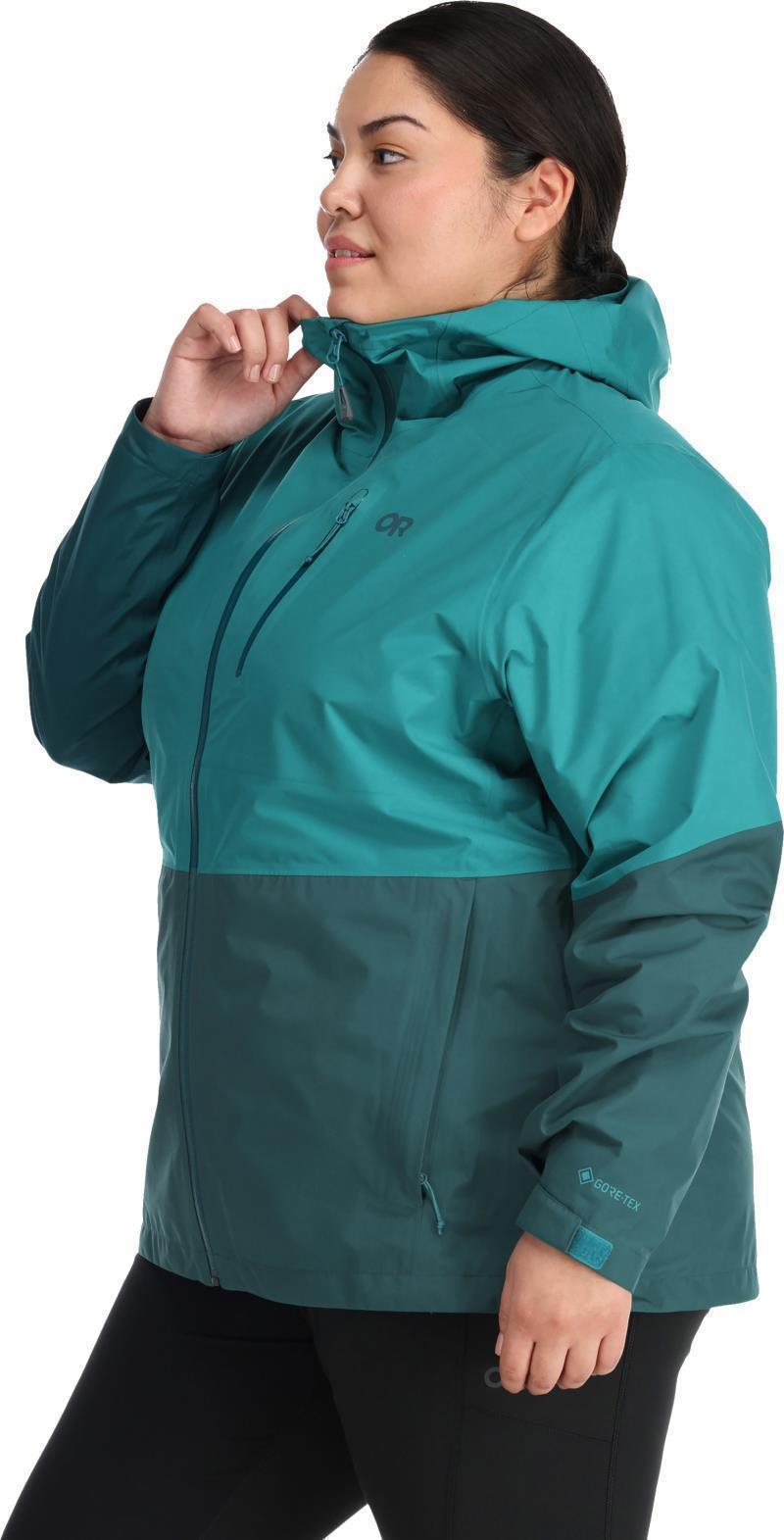 Aspire II Jacket, Plus - Womens - Deep Lake / Treeline 3