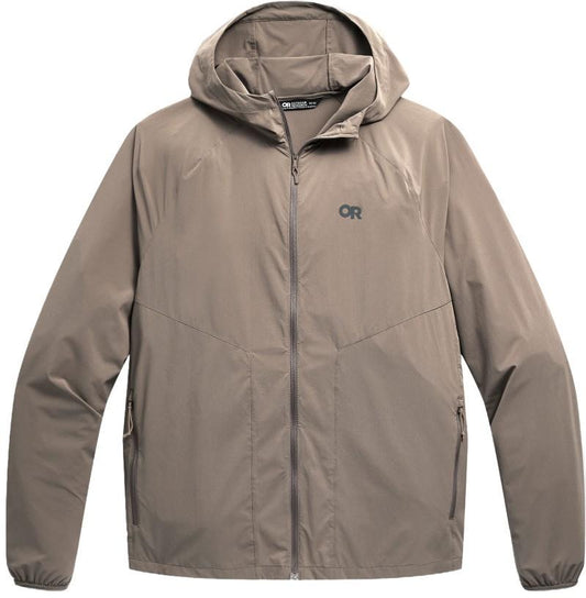 Astroman Full Zip Sun Hoodie - Mens - gravel 1