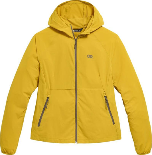 Astroman Full Zip Sun Hoodie - Womens - amber 1