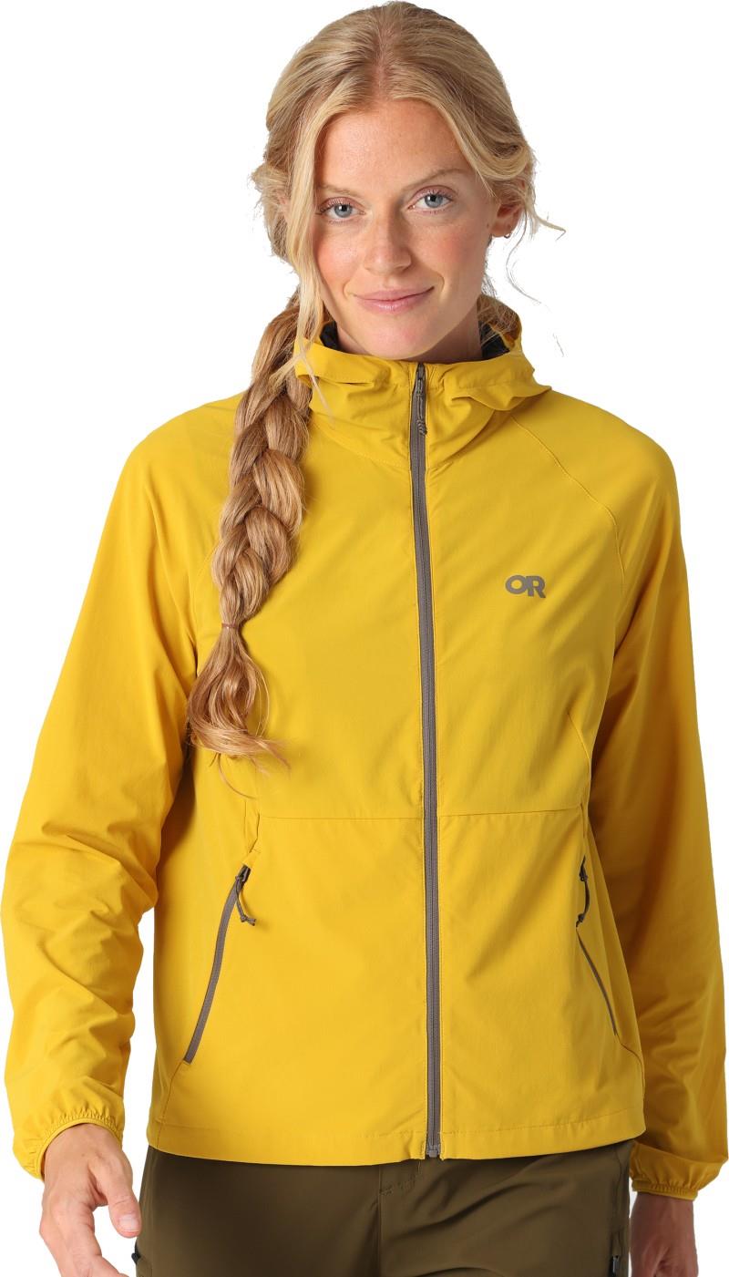 Astroman Full Zip Sun Hoodie - Womens - amber 1