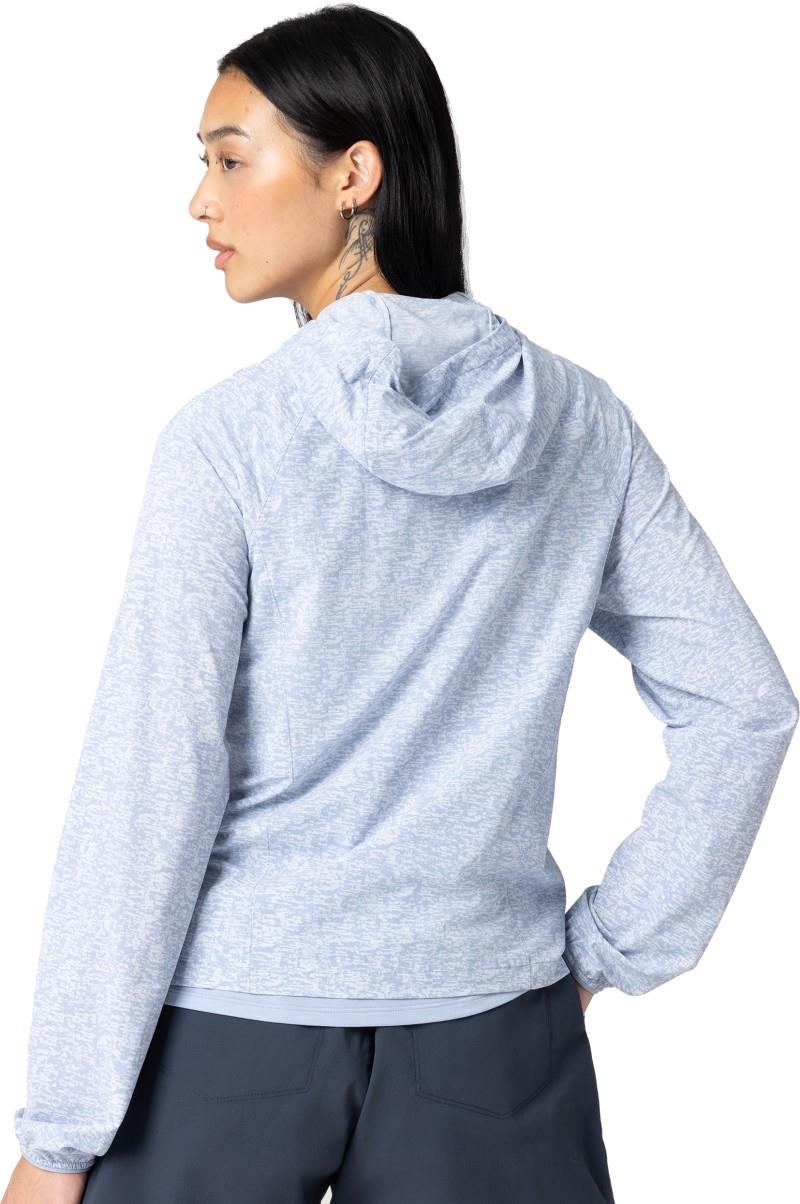 Astroman Full Zip Sun Hoodie - Womens - titanium tamarack print 1