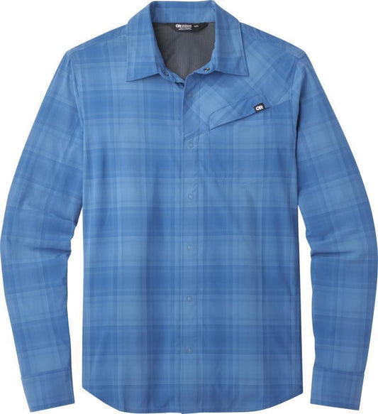 Astroman LS Sun Shirt - Mens - Cascade Plaid 1