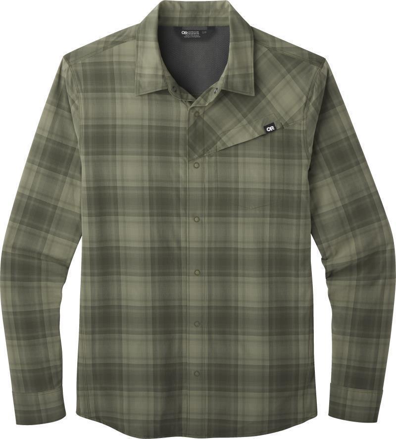 Astroman LS Sun Shirt - Mens - Fatigue Plaid 1