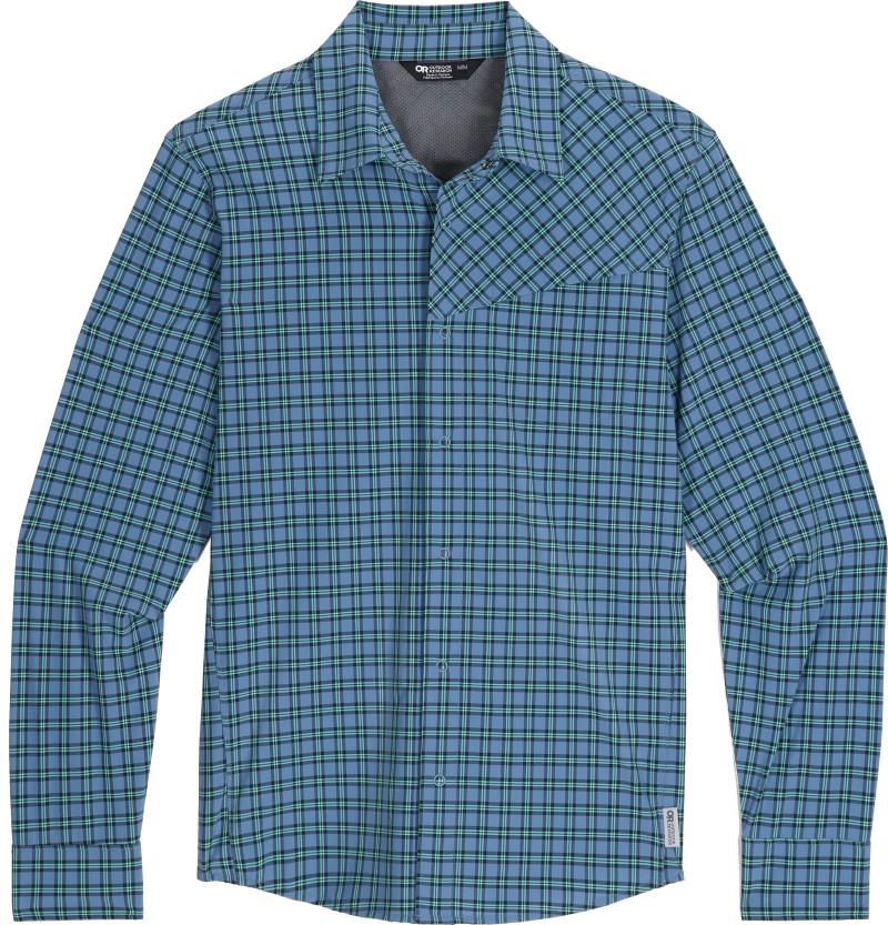 Astroman LS Sun Shirt - Mens - maldives plaid 1