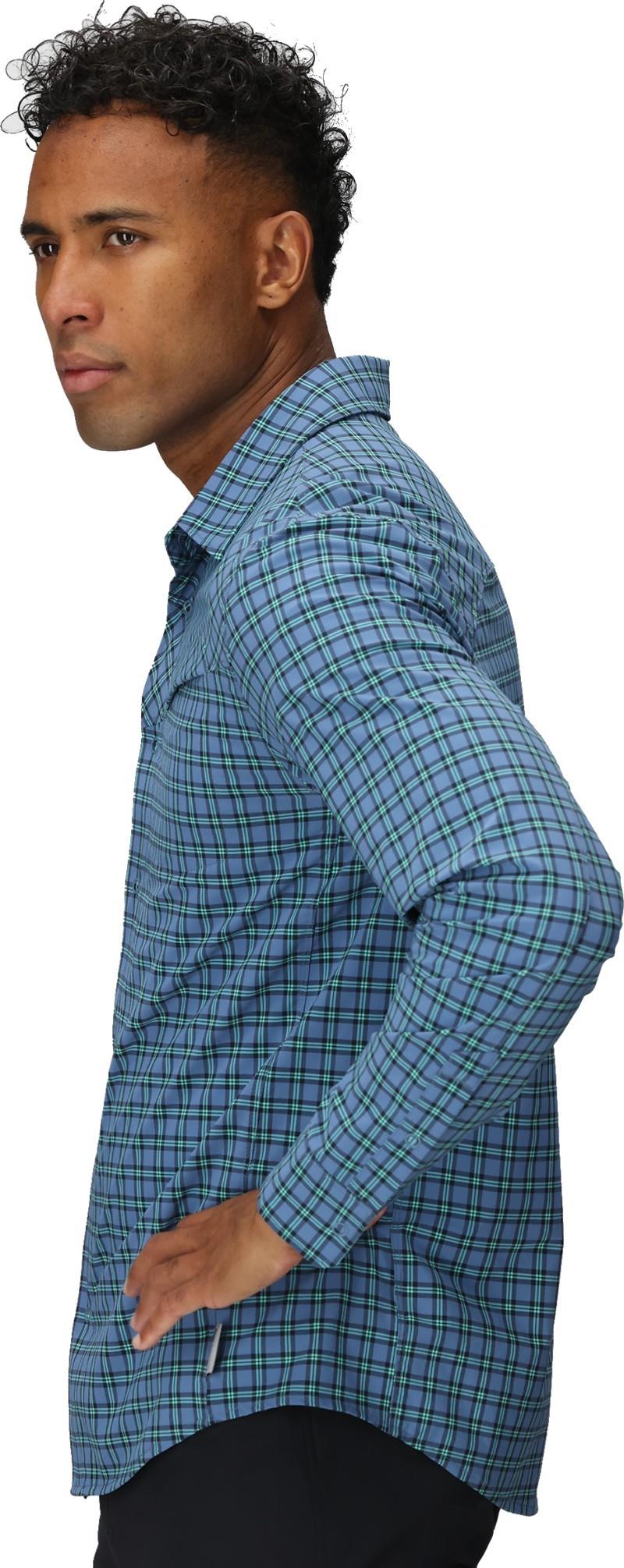 Astroman LS Sun Shirt - Mens - maldives plaid 1