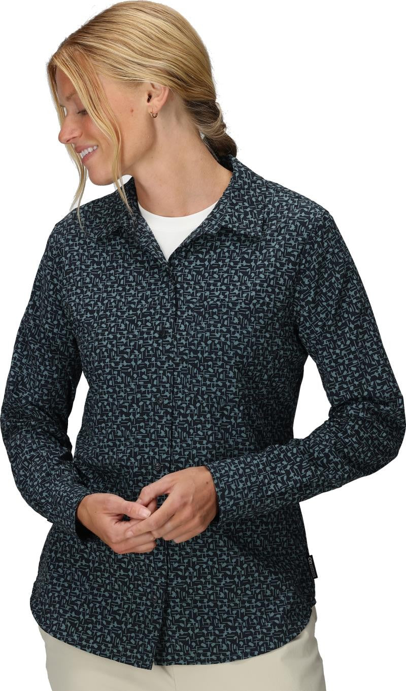 Astroman LS Sun Shirt - Womens - neptune paintswipes 1