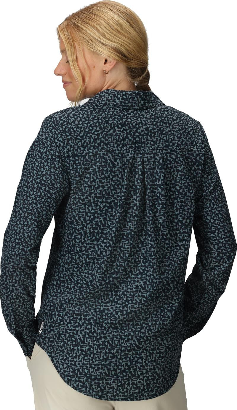 Astroman LS Sun Shirt - Womens - neptune paintswipes 1