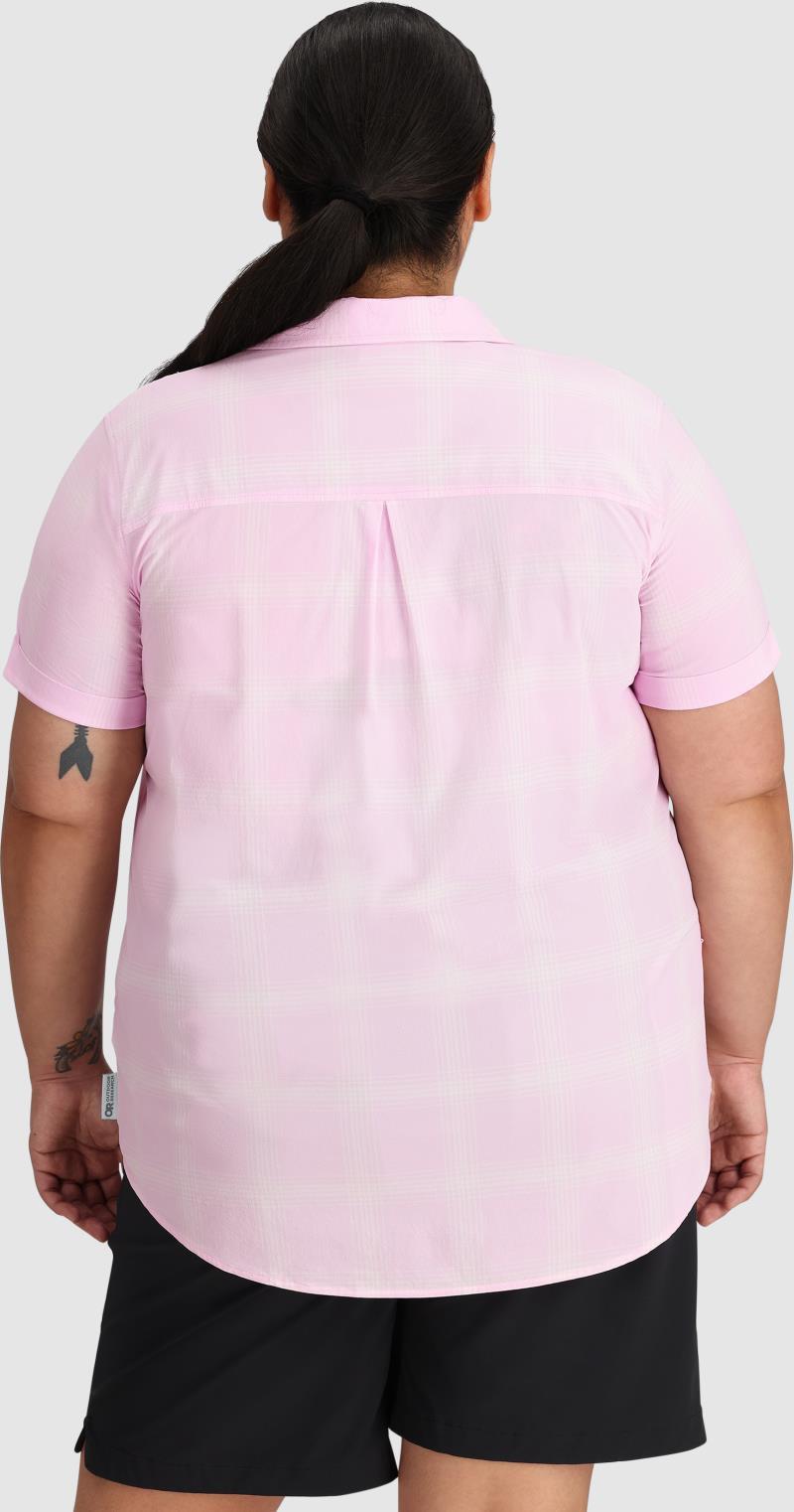 Astroman SS Sun Shirt, Plus - Womens - Margarita Plaid 4