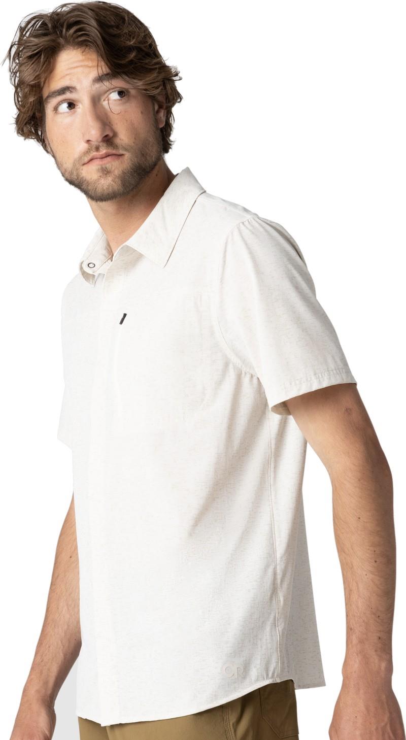 Astroman SS Sun Shirt - Mens - oyster tamarack print 1