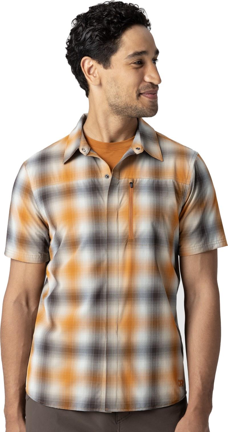 Astroman SS Sun Shirt - Mens - sedona plaid 1