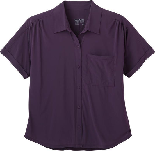 Astroman SS Sun Shirt - Womens - Blackberry 1