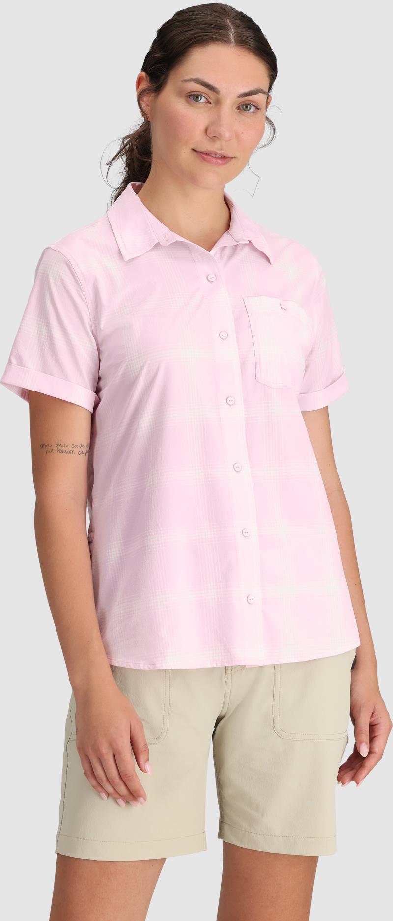 Astroman SS Sun Shirt - Womens - Margarita Plaid 2