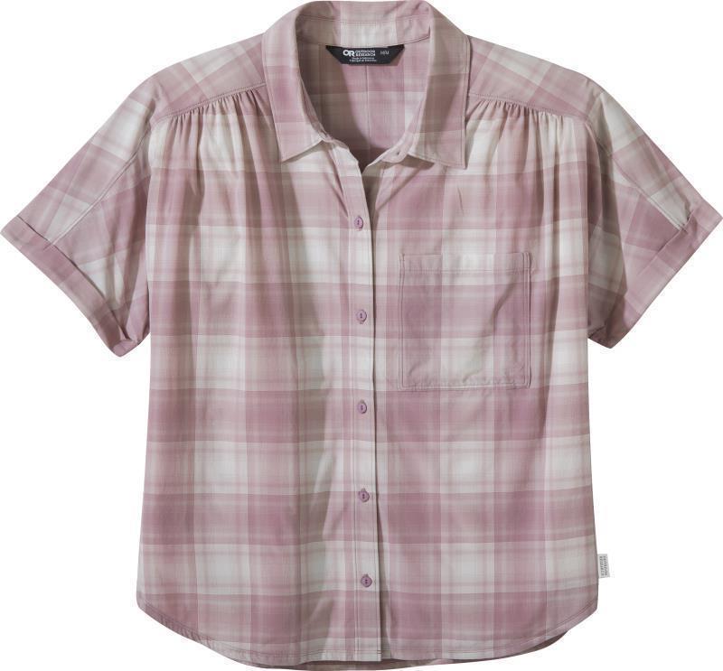 Astroman SS Sun Shirt - Womens - Moth Plaid 1