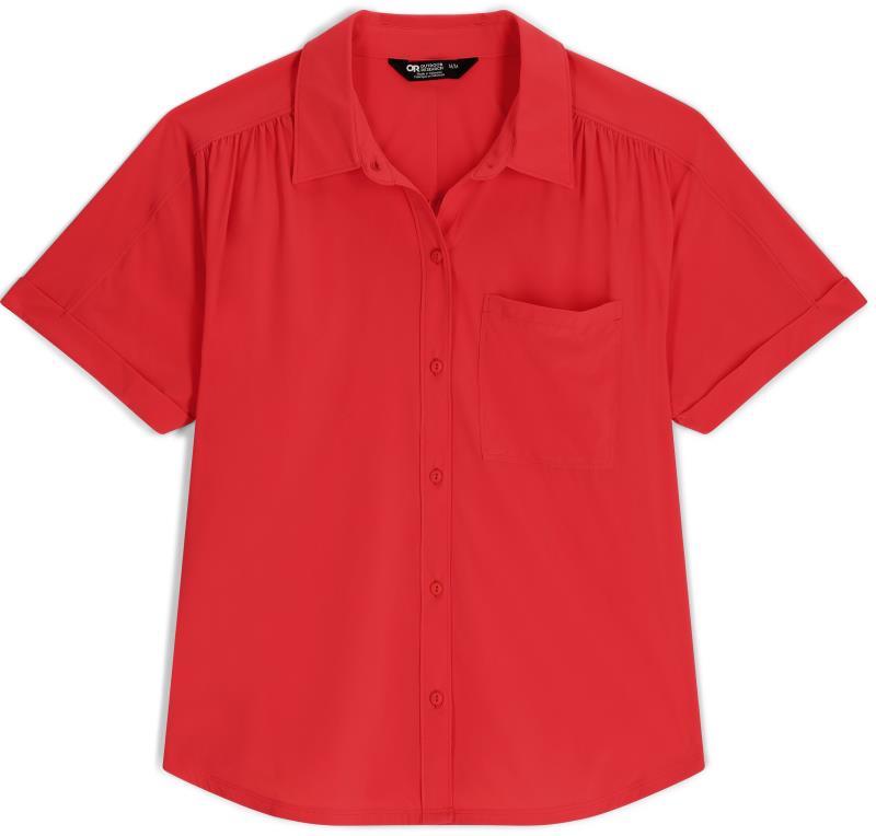 Astroman SS Sun Shirt - Womens - Rhubarb 1