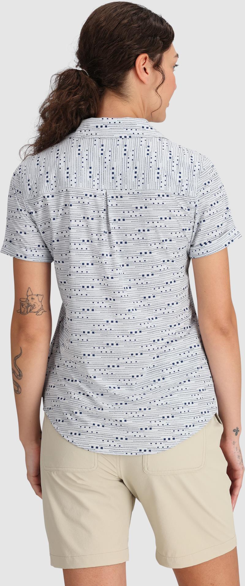 Astroman SS Sun Shirt - Womens - Titanium Dash Path 5