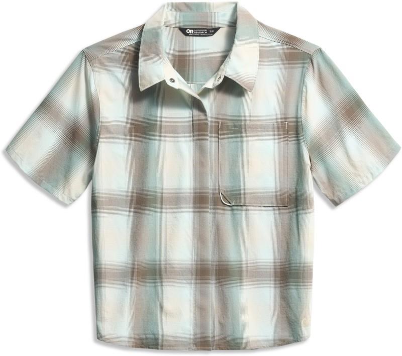 Astroman SS Sun Shirt - Womens - tidal plaid 1