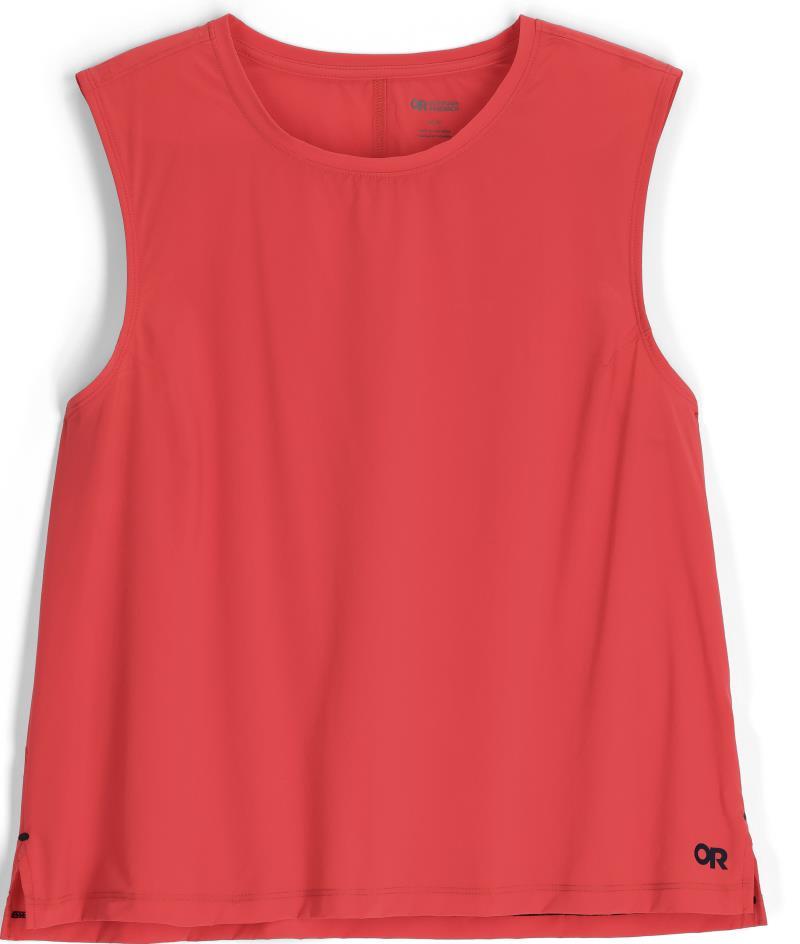 Astroman Tank - Womens - rhubarb 1