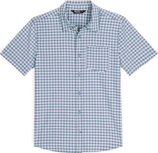 Blackbird SS Shirt - Mens - cenote plaid 1