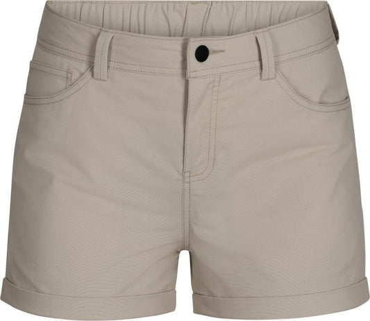 Canvas Shorts, 3" Inseam - Womens - Dark Sand 1