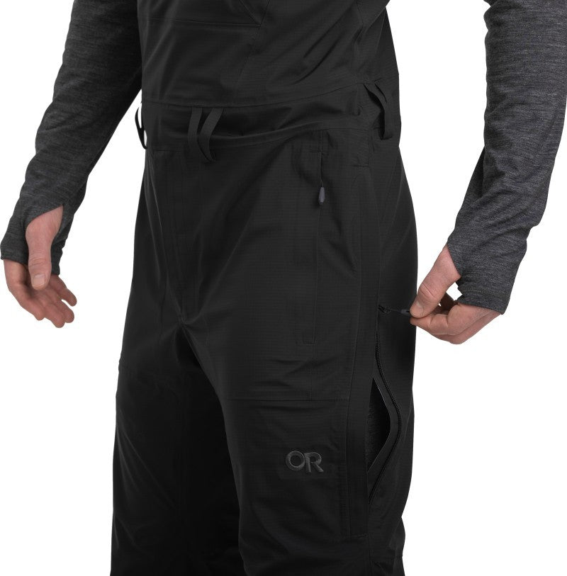 Carbide Bibs, Short - Mens - solid black 1
