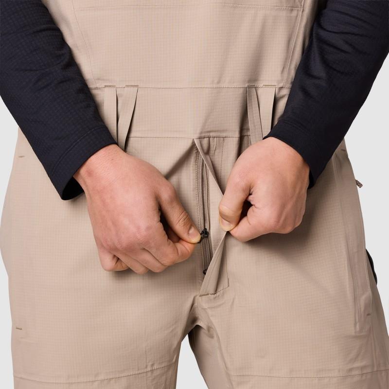 Carbide Bibs - Mens - pro khaki 1