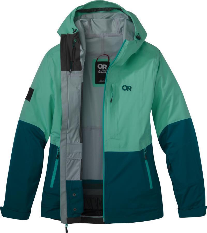 Carbide Jacket - Womens - Mint Blast / Treeline 2