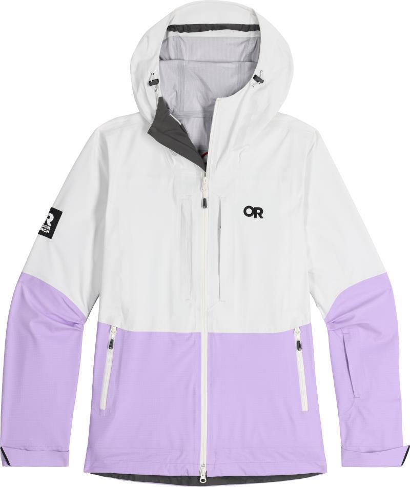 Carbide Jacket - Womens - Snow / Lavender 1