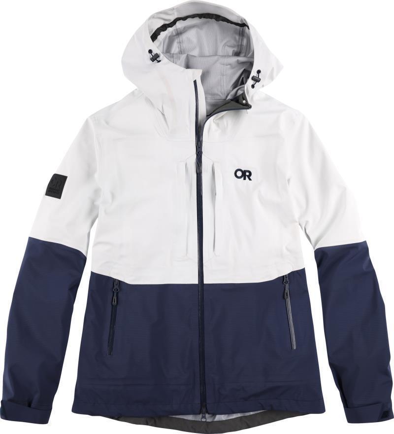 Carbide Jacket - Womens - Snow / Naval Blue 1