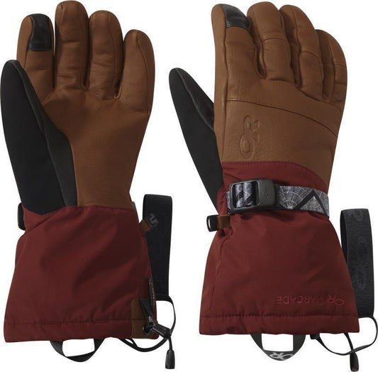 Carbide Sensor Gloves - Mens - Madder / Saddle 1