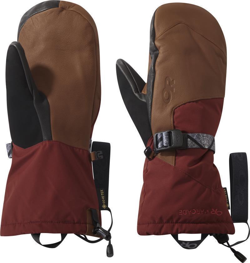 Carbide Sensor Mitts - Madder / Saddle 1