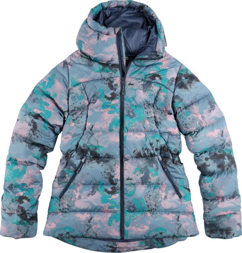 Coldfront Down Hoodie - Womens - Nimbus Watercolor 1