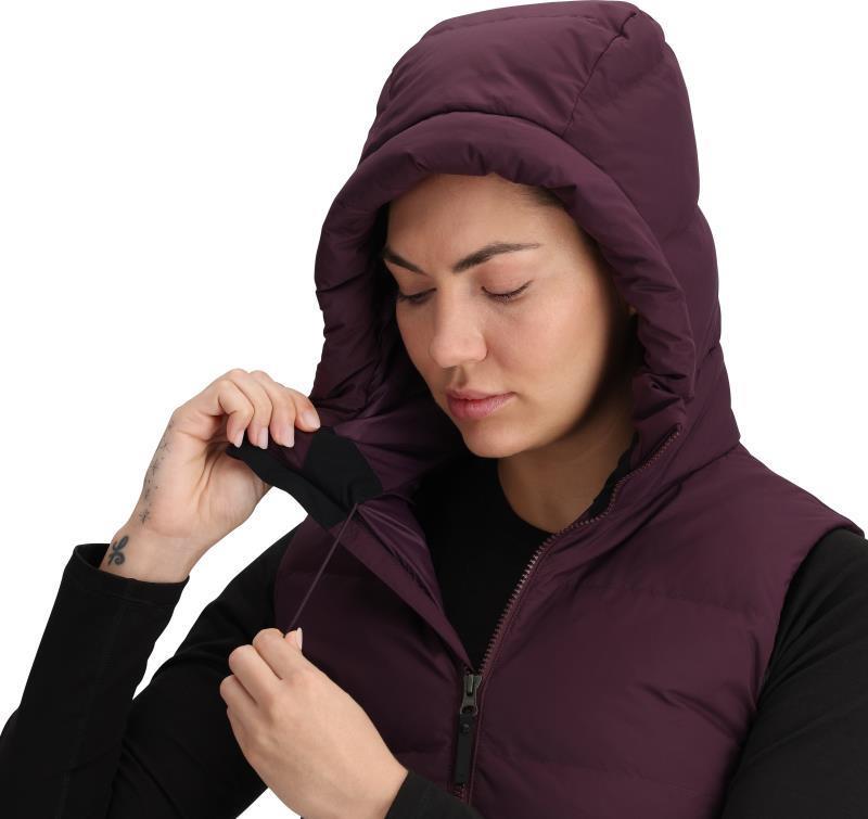 Coze Hooded Down Vest - Womens - amethyst 1