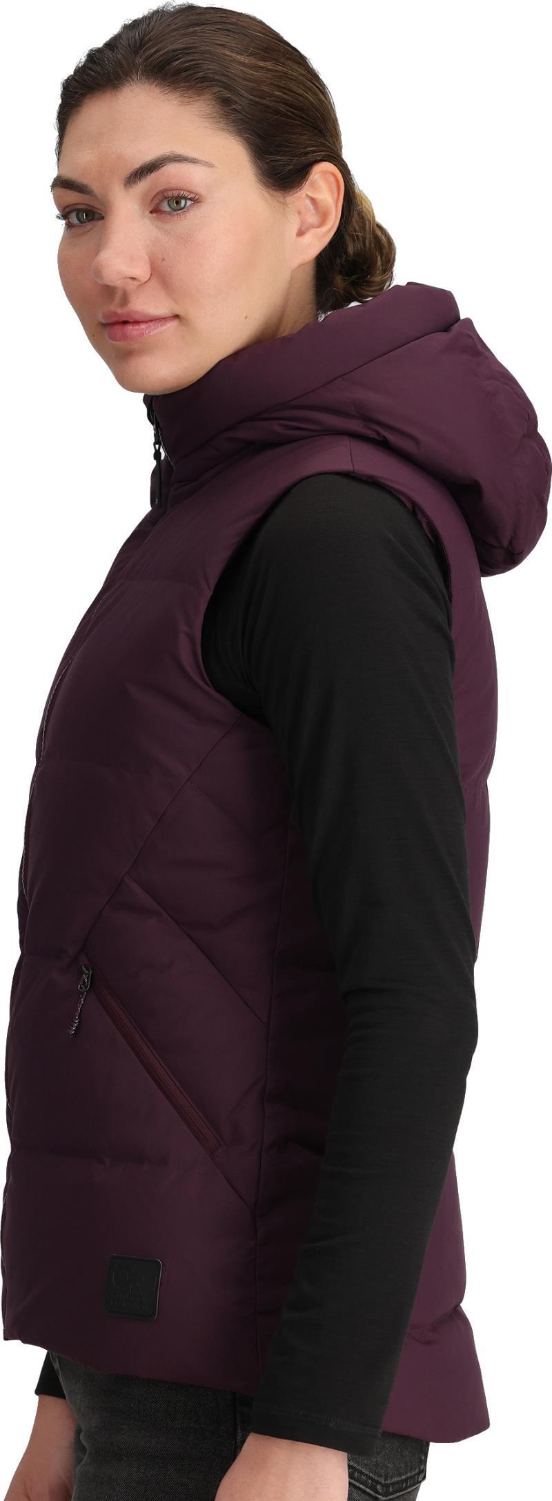 Coze Hooded Down Vest - Womens - amethyst 1
