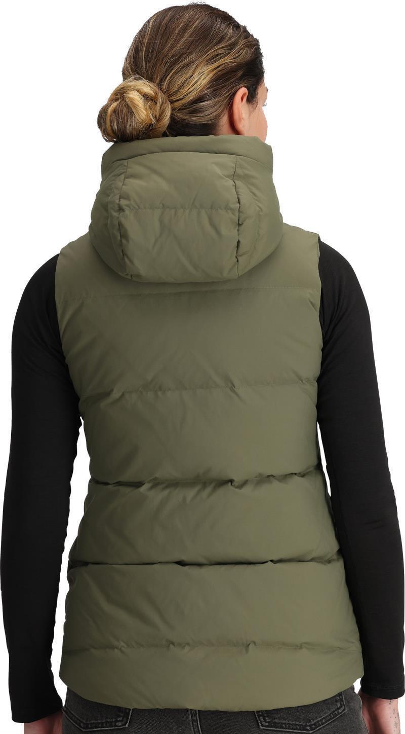 Coze Hooded Down Vest - Womens - ranger green 1