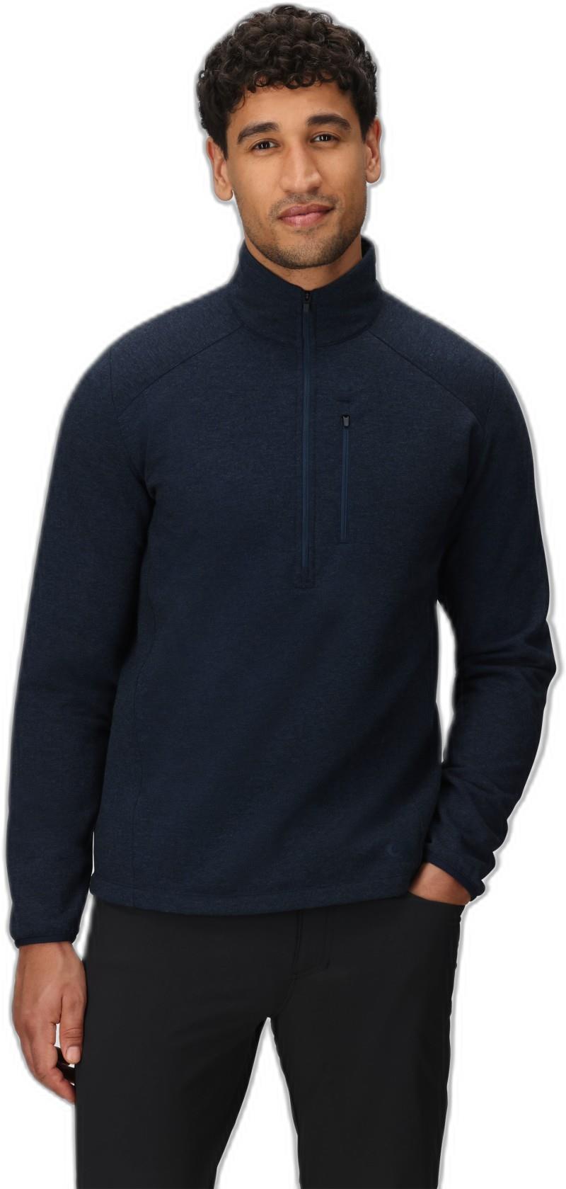 Crescent Fleece Half Zip - Mens - dark navy 1