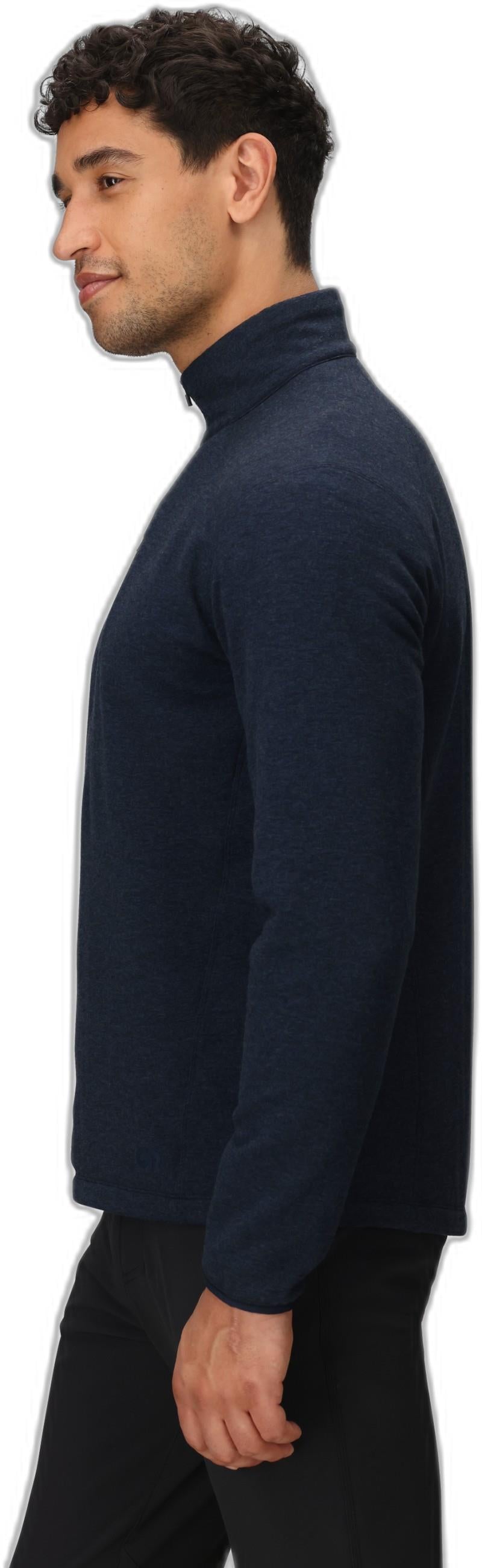 Crescent Fleece Half Zip - Mens - dark navy 1