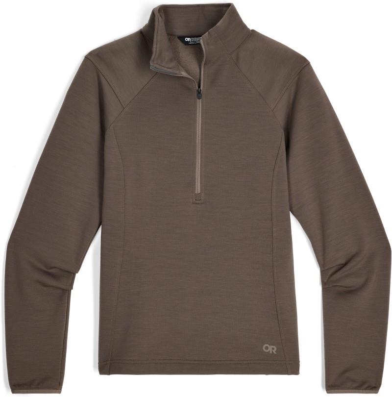 Crescent Fleece Half Zip - Womens - sable 1