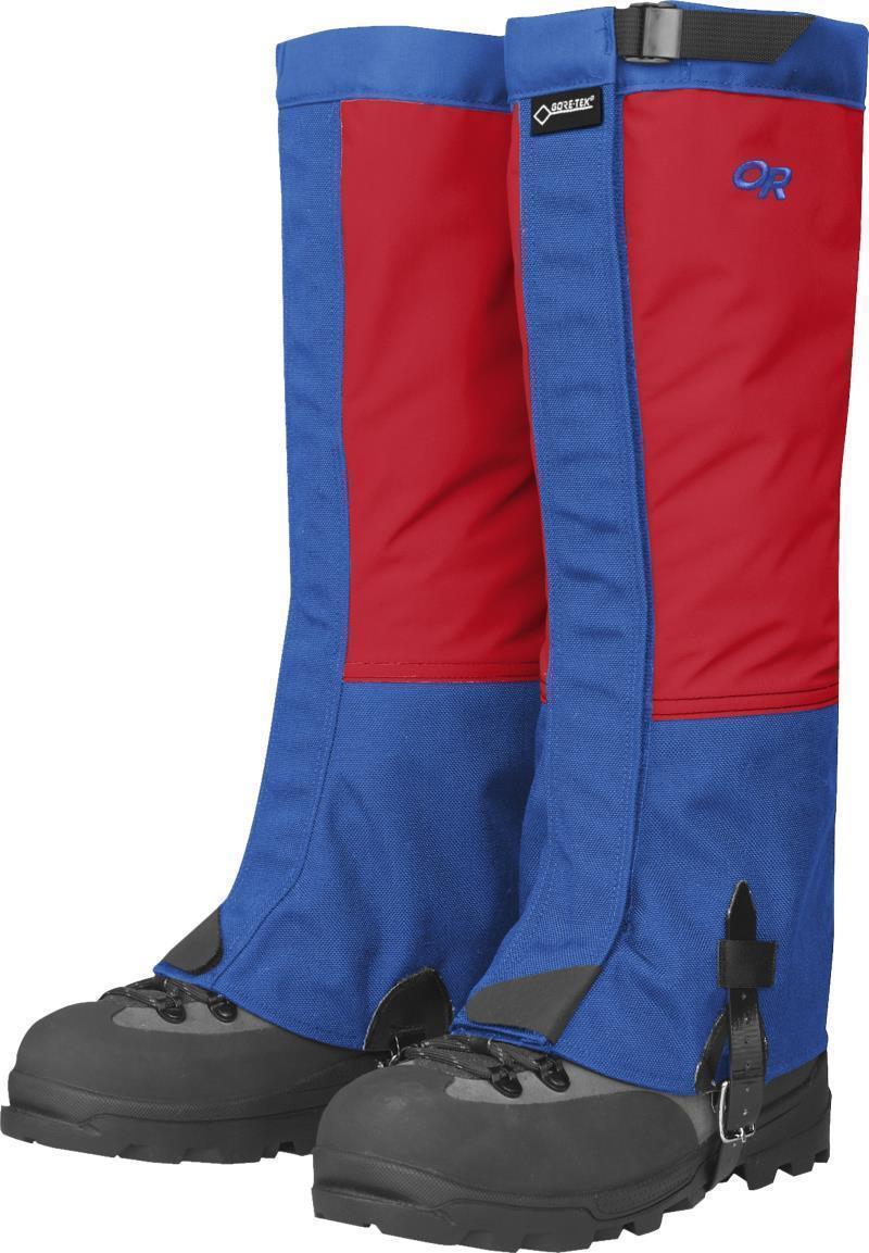 Crocodile Gaiters - Mens - Hot Sauce / Azure 1