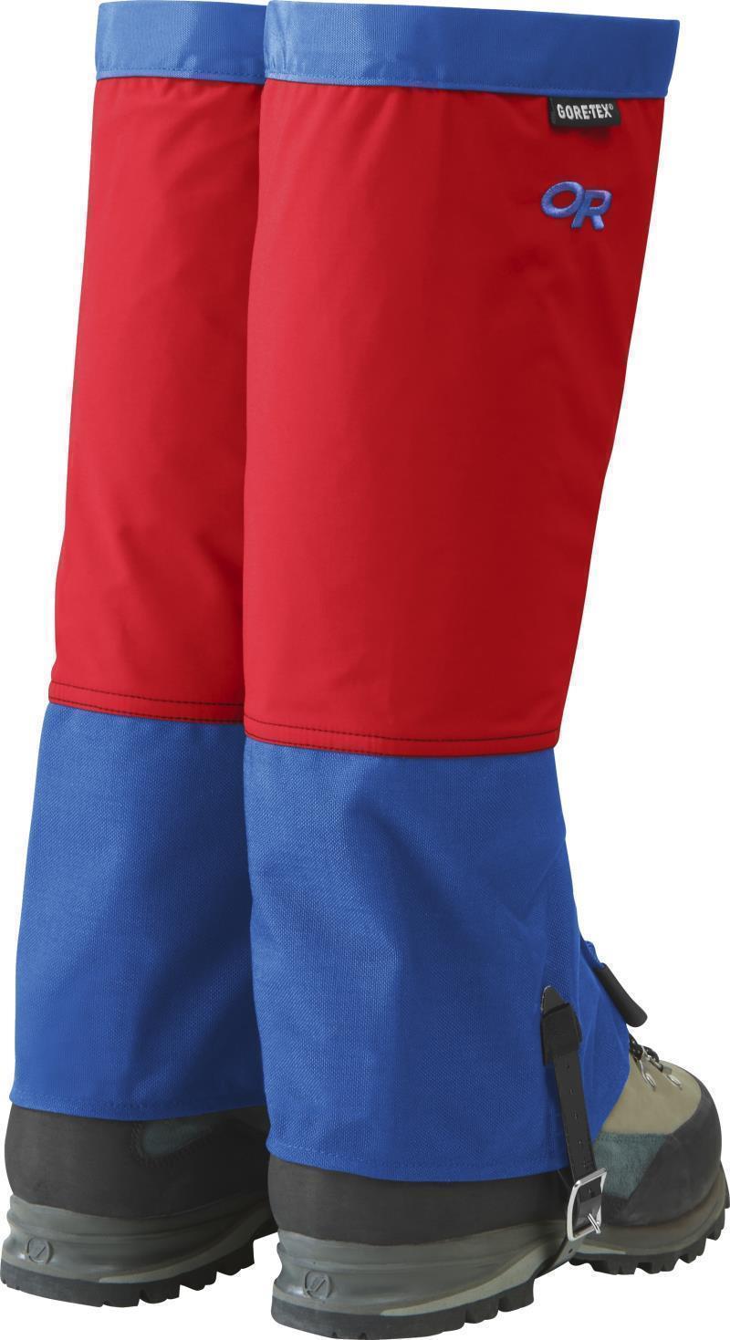 Crocodile Gaiters - Mens - Hot Sauce / Azure 2
