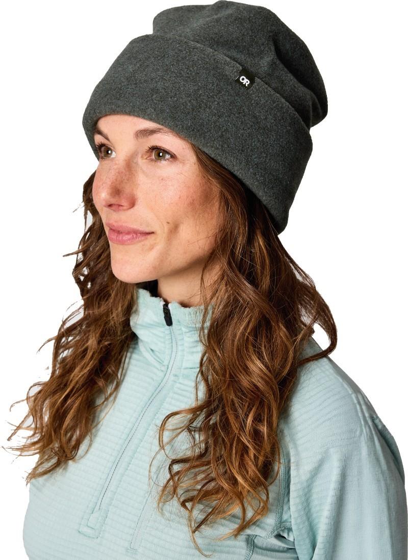 Deming Fleece Beanie - dark laurel 1