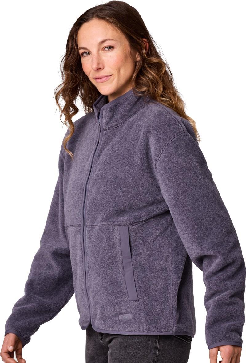 Deming Fleece Jacket - Womens - smoky quartz 1