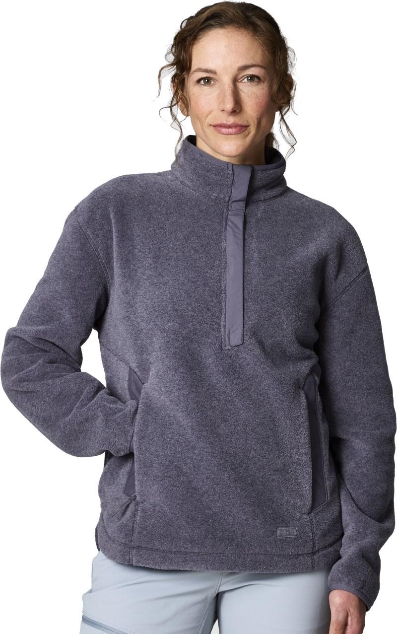 Deming Fleece Pullover - Womens - smoky quartz 1