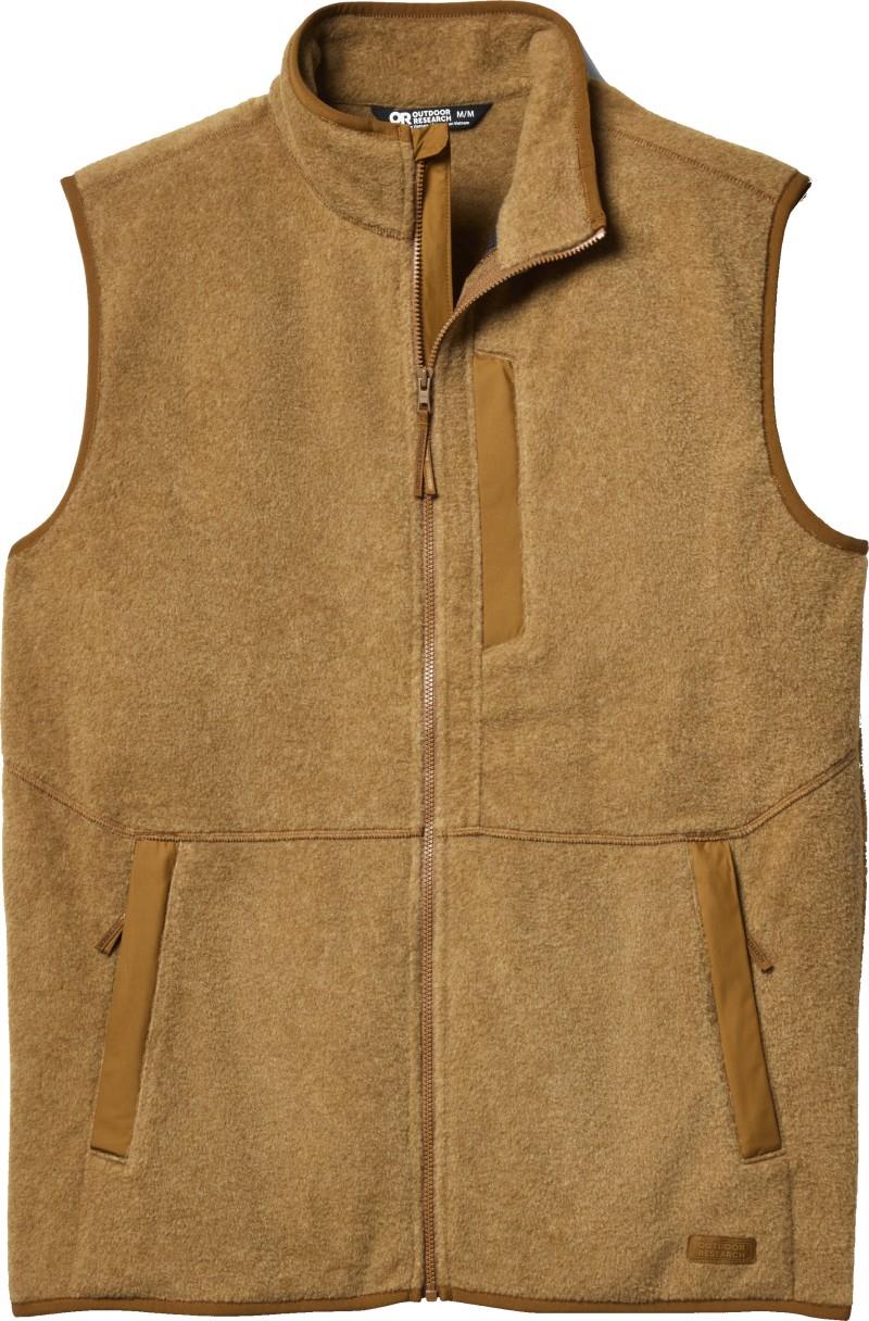 Deming Fleece Vest - Mens - pecan 1